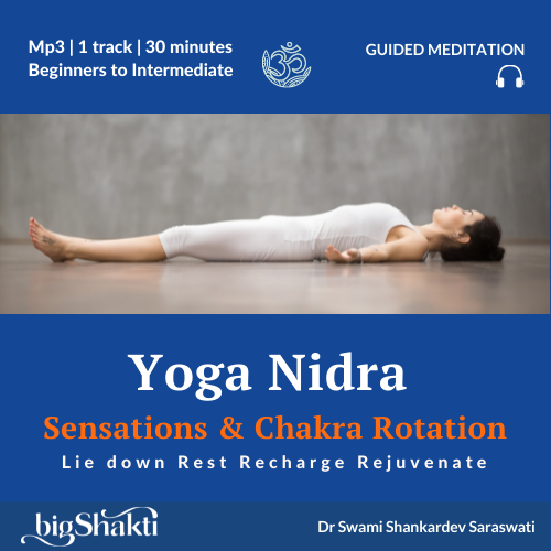MP3 for more advanced Yoga Nidra using body sensations and chakra awareness.